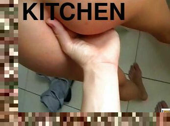 Tanya lets her BF Andrew fuck her snatch from behind in the kitchen