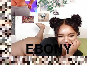 Ebony curvy babes lesbian porn show