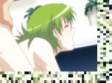 Green Haired Beauty Likes Blowjobs and Squirting  Anime Hentai 1080p