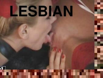 Hot lesbian affairs under the X-Mas tree