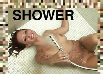 An Intense Shower Scene With The Sexy Brunette Jennifer Korbin