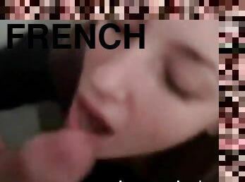 Kinky French Babe Licks Like She Means it