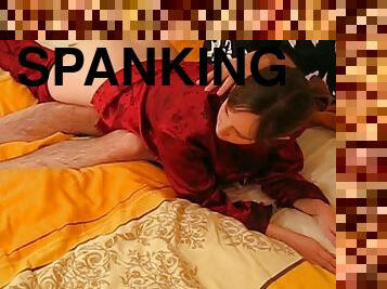 Spanking before bed!