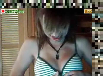 Teen On Webcam In Her Undies