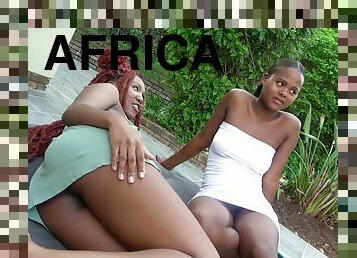 African Lesbians - Black Pussy Licking, Tribbing and Squirting