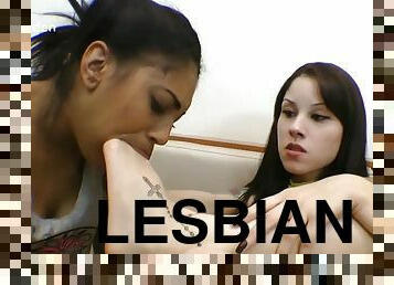 Lesbian foot domination