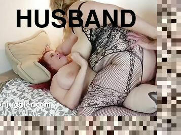 Husband and wife ass fuck their neighbour