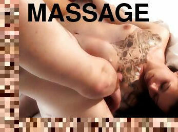 Massage is close to turn nasty for Tania