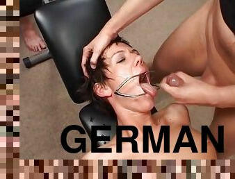 German bukkake extreme gangbang teen