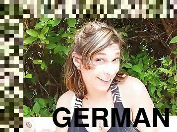 German Street teen slut picked up for amateur POV sex