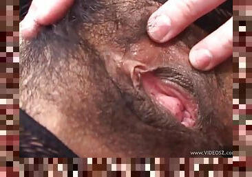 Indian Cunt Gets Pounded Until Her Hairy Pussy Gets Creampied
