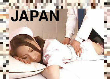 Hot Japanese Nurse Masturbating