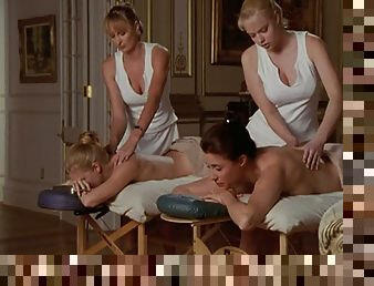 Amy Adams and Mimi Rogers Being Massaged