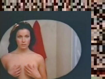 Exquisite Retro Beauty Bo Derek Flashes Her Juicy Jugs In The Bathroom