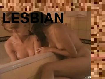 Sexy Babes Ai Wan and Sam Phillips Having Hot Lesbian Sex In a Bathtub