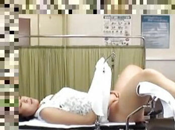 Naturally Busty Asian MILF Gets a PAP Test and a Hot Fuck at the Gyno