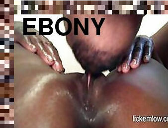 Ebony Having Her First Squirt