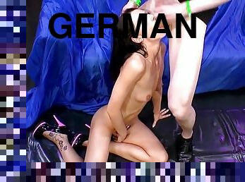 Cum faced german banged