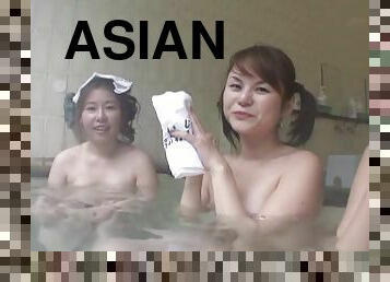 At an Asian spa a relaxing afternoon turns into an orgy