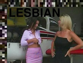 Two engaging lesbians don't miss a chance to play with a dildo