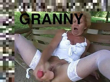 Old granny has never been this horny and in need of sex