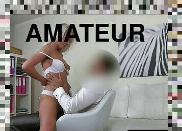 Kasten euro amateur pussyfucked on the couch