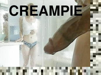 storatuttar, gigantisk, avsugning, gigantisk-kuk, blandade-raser, hardcore, creampie, spion, oral, petit