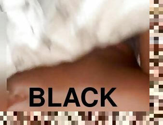Big Black ass fucked under the sheets 