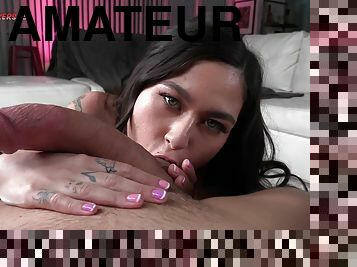 Jasmine Wilde In Slutty Interviewed And Then Watch What Happens After She Swipes Right!
