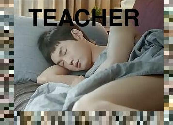 Sexy and jealous teachers want to fuck the same student - Korean