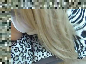 Blonde teen bonked vicioulsy by her turned on boytoy