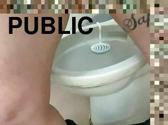 Public toilet piss