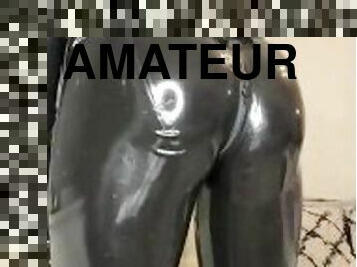 Latex catsuit