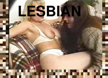 Lesbian sex includes a nice big toy