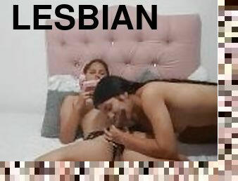 lesbian girl gets wet for a huge plastic cock