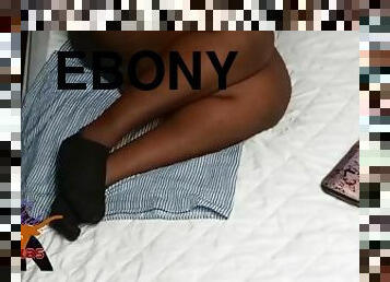 Thick Ebony Real Amateur Thighs and Legs