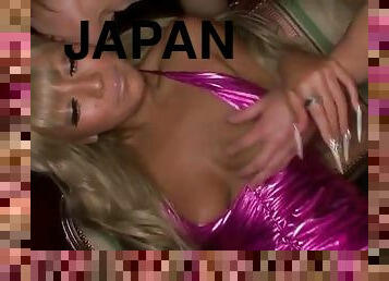 Seducing a Japanese girl in a slutty pink dress