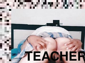 Real case: Latina schoolgirl fucked by her teacher