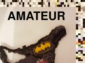 Dirty panties batman full of cum 