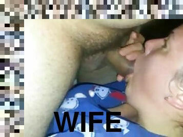 Cum in wife mouth