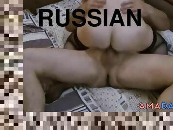 Homemade russian wife with friend