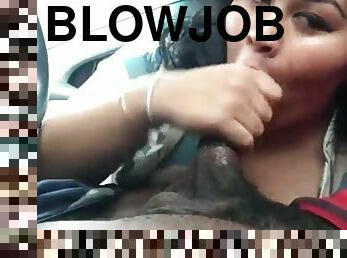 Bbw latina car blow job