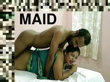 Hot Maid And Servent Inhouse Hot Sex! Nobody Know!!