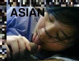 Asian slut blowjob