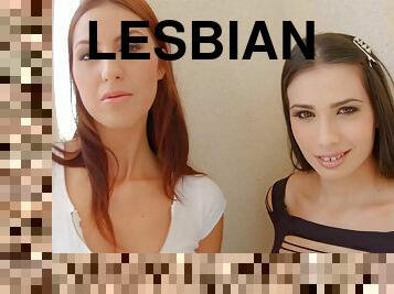 Hardcore lesbian bitches fisting each other's pussy and anal fingering