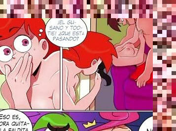 Timmy se folla a tootie y vicky se masturba vindolos follar - tro caliente