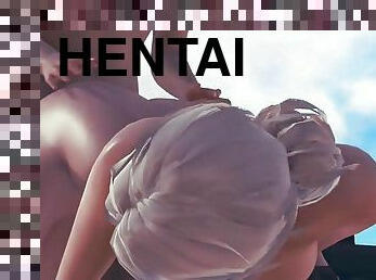 Hentai 3D - Making love on a big boat with a female captain