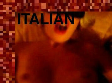 Masked Italian girl has anal sex