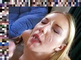 Face and body spraying cumshot compilation