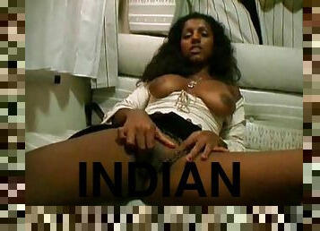 Indian with great tits fucked on train